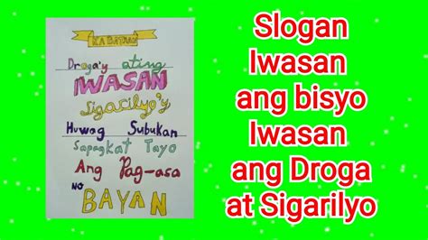droga slogan tagalog|『DROGA』 ni: Jazzie Ann .